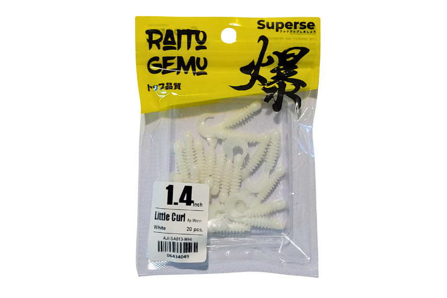 Superse Little Curl 1.4" Aji Worm SA013