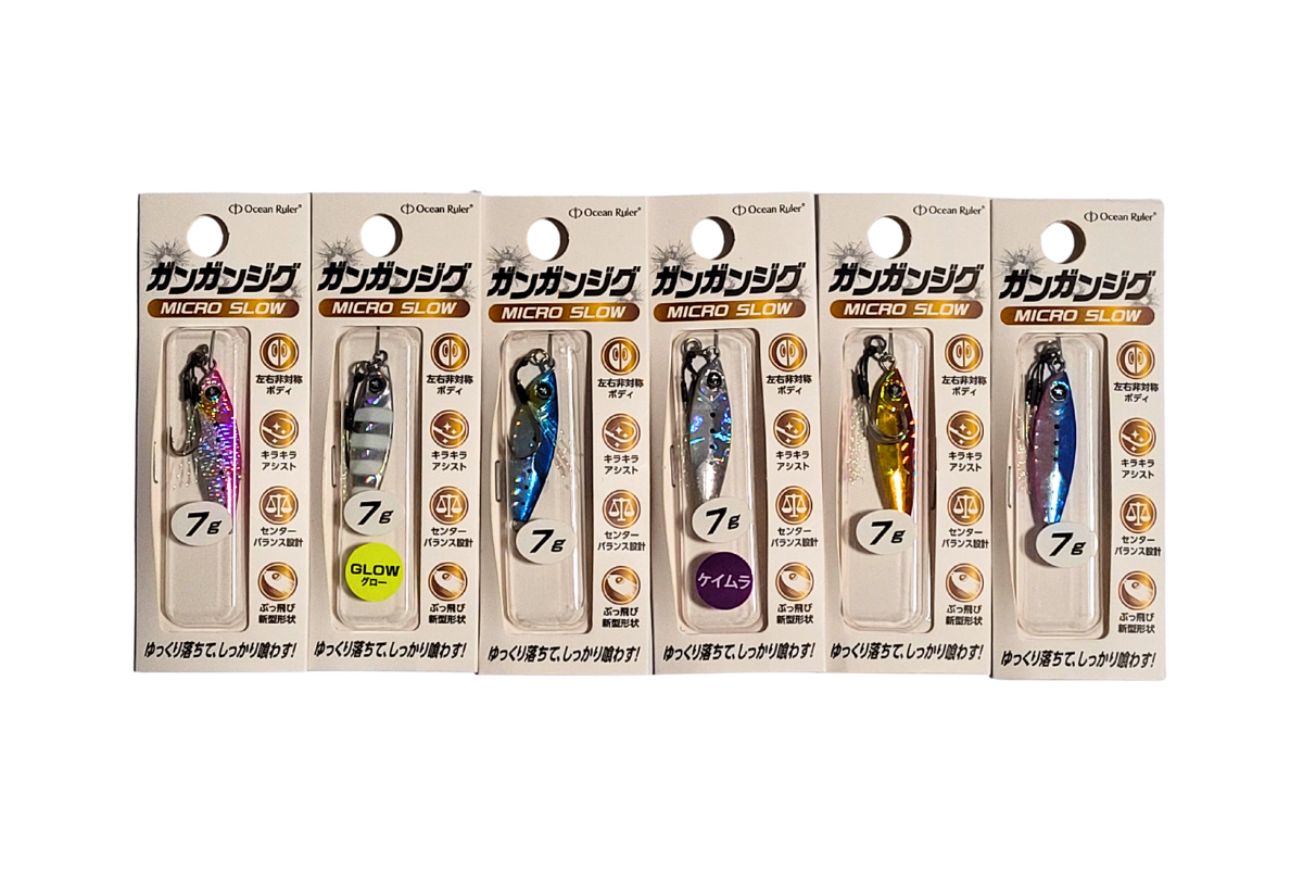 Ocean Ruler Ocean Ruler Gun Gun Jig Micro Slow 7g – Ultralight Fishing Tackle