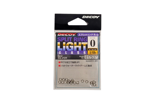 Decoy R-4 Split Ring Light Class Silver