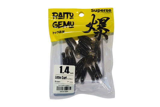 Superse Little Curl 1.4" Aji Worm SA013